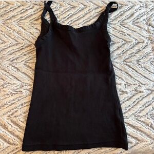 H&M black ribbed tank top